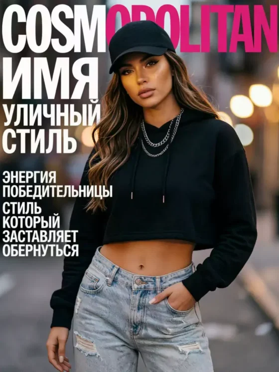 Обложка COSMOPOLITAN — уличный стиль