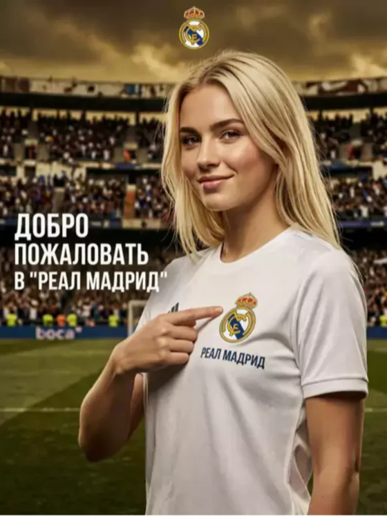 Спортивный постер Реал Мадрид