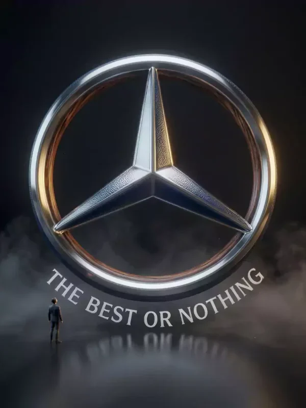 Кинематографичная реклама логотипа Mercedes-Benz