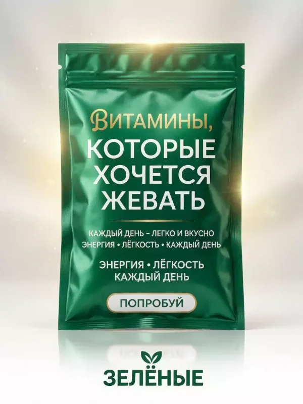 Изображения карточки для бренда жевательных витаминов